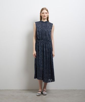 Ｂｒｕｍｅ　Ｄｏｔ／Ｌｕｓｈ　Ｇａｒｄｅｎプリントワンピース