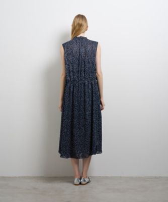 Ｂｒｕｍｅ　Ｄｏｔ／Ｌｕｓｈ　Ｇａｒｄｅｎプリントワンピース