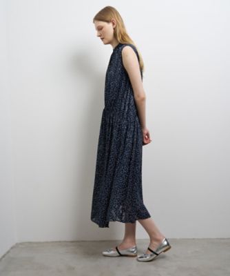 Ｂｒｕｍｅ　Ｄｏｔ／Ｌｕｓｈ　Ｇａｒｄｅｎプリントワンピース