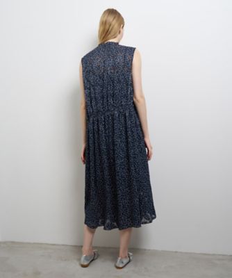 Ｂｒｕｍｅ　Ｄｏｔ／Ｌｕｓｈ　Ｇａｒｄｅｎプリントワンピース