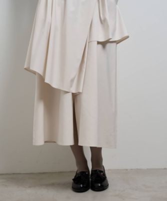 アシンメトリーレイヤードスカート