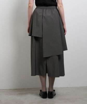 アシンメトリーレイヤードスカート