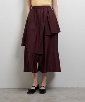 LANVIN en Bleu (Women)/ランバン オン ブルー アシンメトリーレイヤードスカート