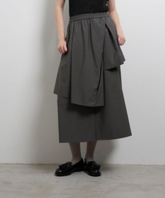 アシンメトリーレイヤードスカート