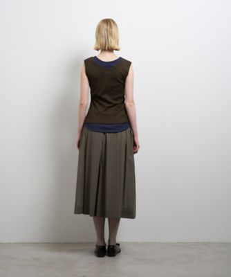 【美品】LANVINランバンタンクトップ ネイビー レイヤードタンクトップ | LANVIN en Bleu (Women)/ランバン