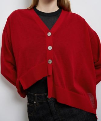 アシンメヘムカーディガン | LANVIN en Bleu (Women)/ランバン オン