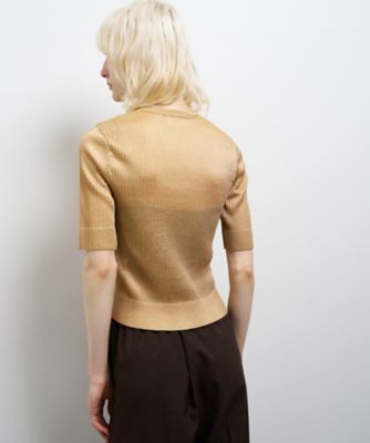 プリーツハーフスリーブニット | LANVIN en Bleu (Women)/ランバン