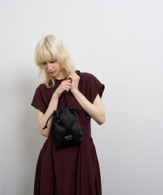 ■LANVIN■ランバン サテンドロストショルダーバッグ □LANVIN□ランバン サテンドロストショルダーバッグ
