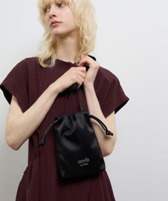 LANVIN en Bleu (Women)/ランバン オン ブルー サテンドロストショルダーバッグ 94クロ 旅行用かばん・バッグ【三越伊勢丹/公式】