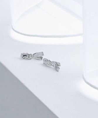 ＜LANVIN en Bleu (Women)＞ノットリボンピアス