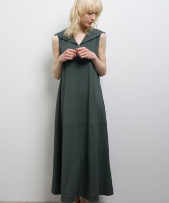 ランバンsize10/140サイズ　フレアカットワンピースドレス　青　キラキラ セーラーカラーフレアワンピース | LANVIN en Bleu (Women)/ランバン