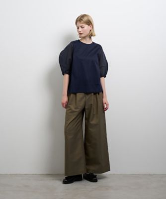 シアーコクーンスリーブコンビカットソー | LANVIN en Bleu