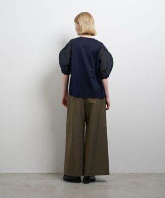 シアーコクーンスリーブコンビカットソー | LANVIN en Bleu