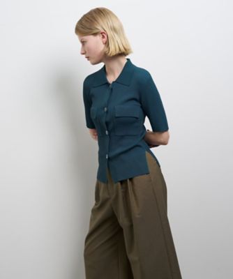 リブポロニット | LANVIN en Bleu (Women)/ランバン オン ブルー