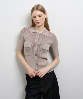 リブポロニット | LANVIN en Bleu (Women)/ランバン オン ブルー