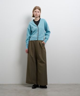 カラーポイントVネックカーディガン | LANVIN en Bleu (Women