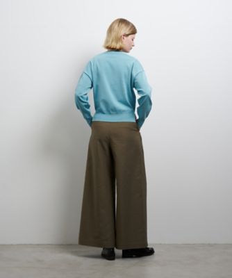 カラーポイントVネックカーディガン | LANVIN en Bleu (Women