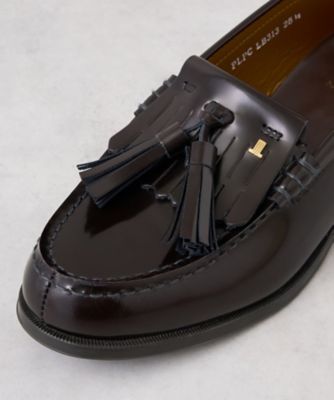 24．5 26．0cm】HARUTA キルトタッセルローファー