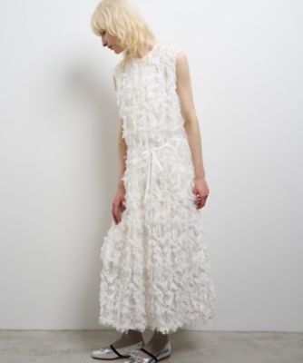 ＜LANVIN en Bleu (Women)＞ロングカットジャガードワンピース
