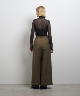 コットンギャバツータックパンツ | LANVIN en Bleu (Women