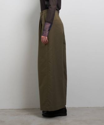 コットンギャバツータックパンツ | LANVIN en Bleu (Women