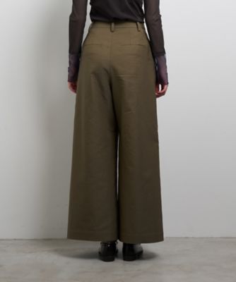 コットンギャバツータックパンツ | LANVIN en Bleu (Women)/ランバン