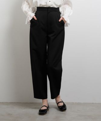 LANVIN en Bleu (Women)/ランバン オン ブルー ポリエステルコクーンテーパードパンツ 94クロ パンツ・ズボン【三越伊勢丹/公式】