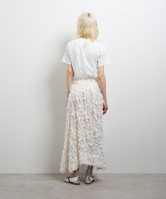 ロングカットジャカードスカート | LANVIN en Bleu (Women)/ランバン