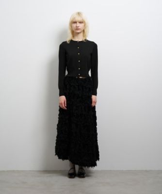 ロングカットジャカードスカート | LANVIN en Bleu (Women)/ランバン