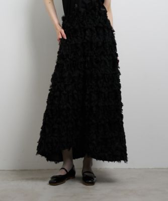 ロングカットジャカードスカート | LANVIN en Bleu (Women