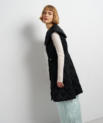 Vin ノーカラーキルティングベスト Vin ノーカラーキルティングベスト