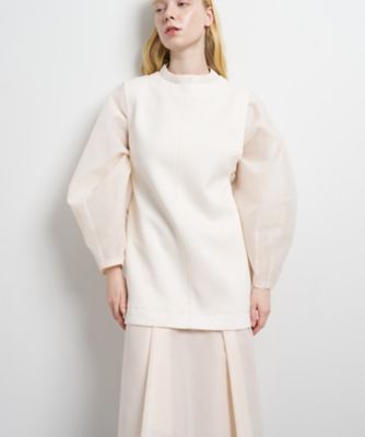 ダンボールコンビワンピース | LANVIN en Bleu (Women)/ランバン オン