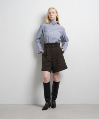 ツイード／ウールメルトン ショートパンツ | LANVIN en Bleu (Women