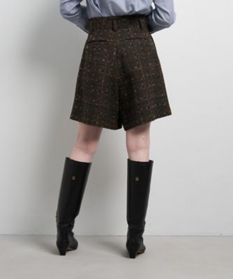maje ウール混ツイード ショートパンツ スカート風 34 maje ウール混ツイード ショートパンツ スカート風 34
