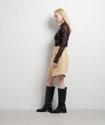 ツイード／ウールメルトン ショートパンツ | LANVIN en Bleu (Women