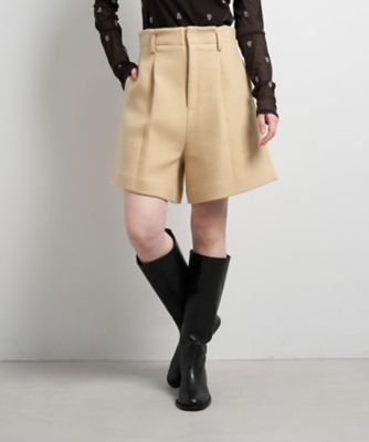 LANVIN en Bleu ♡ ウールメルトン ショートパンツ ツイード／ウールメルトン ショートパンツ | LANVIN en Bleu (Women