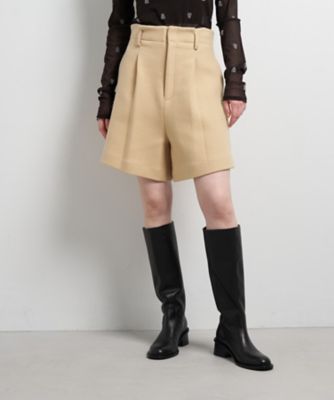 LANVIN en Bleu (Women)/ランバン オン ブルー ツイード/ウールメルトン ショートパンツ 81ベージュ 【三越伊勢丹/公式】