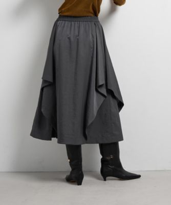 コムコム　変形イレギュラーヘムスカート イレギュラーヘムスカート | LANVIN en Bleu (Women)/ランバン オン