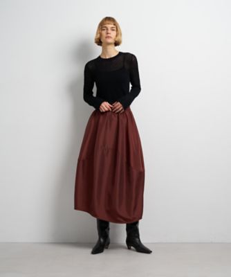 アシンメコクーンタフタスカート | LANVIN en Bleu (Women