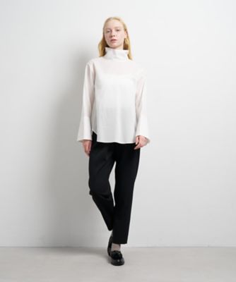 スタンドカラープルオーバーブラウス | LANVIN en Bleu (Women