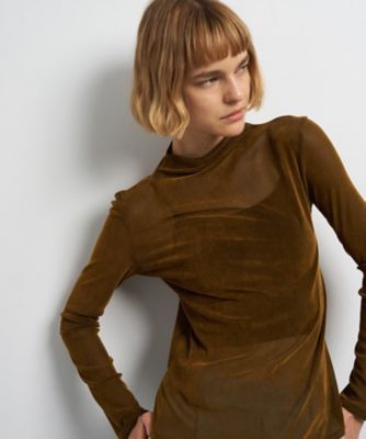 フロッキーチュールカットソー | LANVIN en Bleu (Women