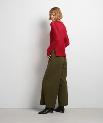 みらん シアーニットパンツ | LANVIN en Bleu (Women)/ランバン オン