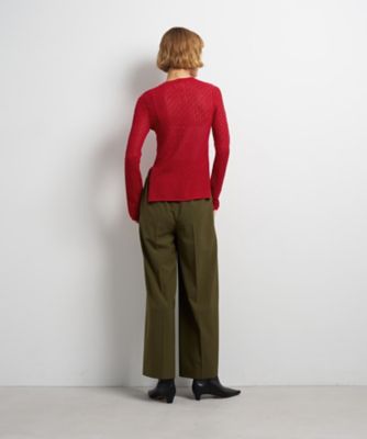 みらん シアーニットパンツ | LANVIN en Bleu (Women)/ランバン オン