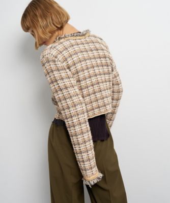 ニットツイードジャケット | LANVIN en Bleu (Women)/ランバン