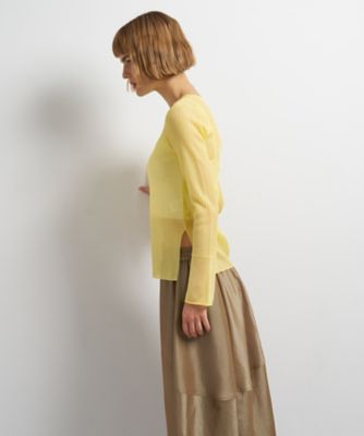 【新品】ランダムリブフレアカフスニット ランダムリブフレアカフスニット|LANVIN en Bleu | LANVIN en