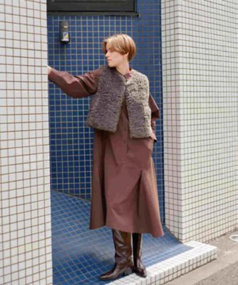 レザーウエスタンロングブーツ | LANVIN en Bleu (Women)/ランバン