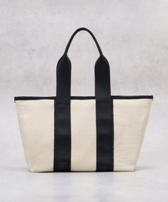 ロゴテープワイドトートバッグ | LANVIN en Bleu (Women)/ランバン 