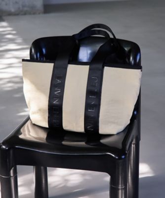 ＜LANVIN en Bleu (Women)＞ロゴテープワイドトートバッグ