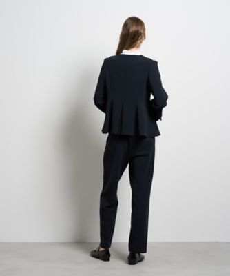 トリアセテートペプラムジャケット | LANVIN en Bleu (Women)/ランバン