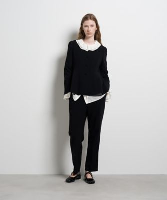 トリアセテートペプラムジャケット | LANVIN en Bleu (Women)/ランバン